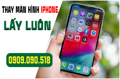 Hình 1: Thay màn hình iphone tại chỗ lấy ngay sau 10-20 phút